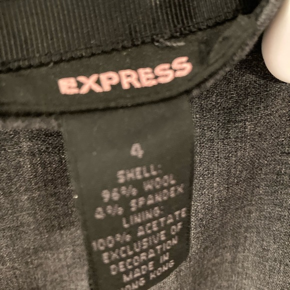 DONATED 🔥 Steal Deal 🔥 NWT Express Charcoal Grey Business Skirt - Picture 3 of 5